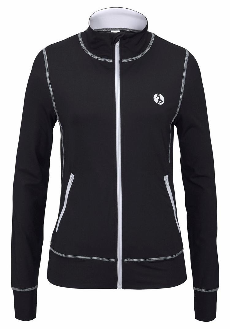 LASCANA Active LASCANA Active Trainingsjacke Trainingsjacke Damen - schwarz-wei&szlig; - 0 | SportScheck