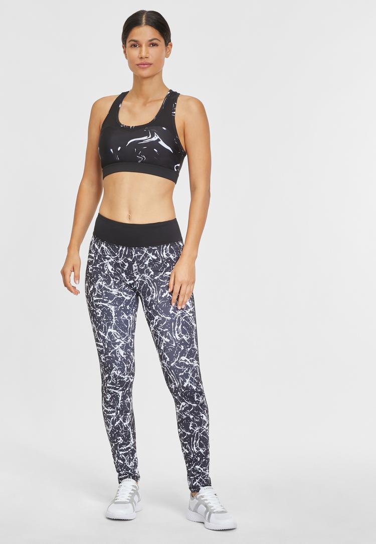 LASCANA Active LASCANA Active Leggings Leggings Damen - schwarz-marmoriert-wei&szlig; - 0 | SportScheck