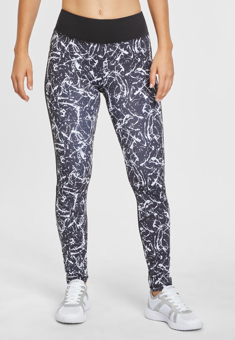 LASCANA Active LASCANA Active Leggings Leggings Damen - schwarz-marmoriert-wei&szlig; - 1 | SportScheck