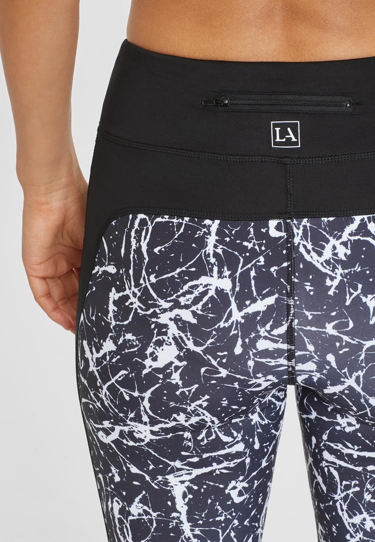 LASCANA Active LASCANA Active Leggings Leggings Damen - schwarz-marmoriert-wei&szlig; - 1 | SportScheck