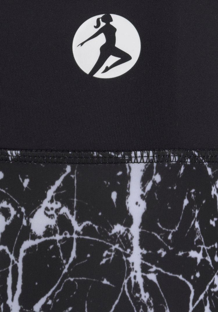 LASCANA Active LASCANA Active Leggings Leggings Damen - schwarz-marmoriert-wei&szlig; - 3 | SportScheck