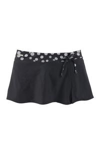 Lascana Bade-Rock Bikini Hose Damen - marine-wei&szlig;