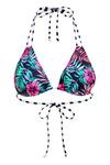 VENICE BEACH Triangel-Bikini-Top Bikini Oberteil Damen - marine-bedruckt