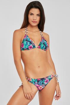 Rückansicht von VENICE BEACH Triangel-Bikini-Top Bikini Oberteil Damen marine-bedruckt