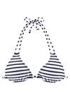 VENICE BEACH Triangel-Bikini-Top Bikini Oberteil Damen - wei&szlig;-marine-gestreift