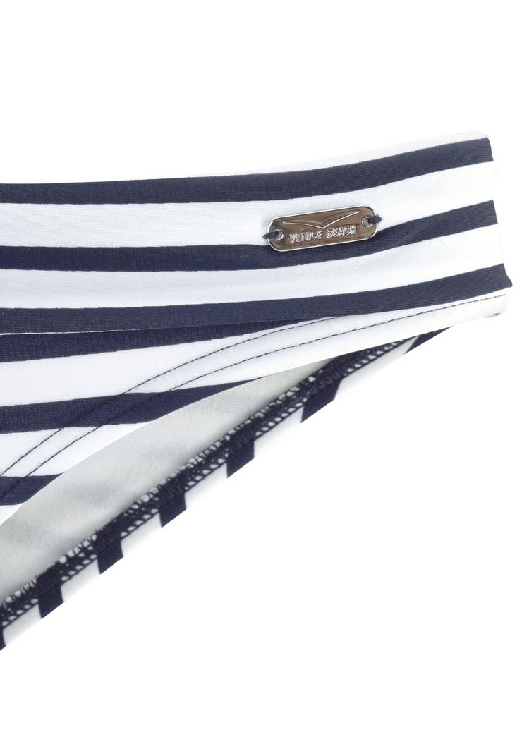 VENICE BEACH VENICE BEACH Bikini-Hose Bikini Hose Damen - wei&szlig;-marine-gestreift - 0 | SportScheck