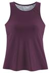 Lascana Bade-Shirt Funktionsshirt Damen - bordeaux