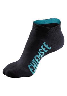 Rückansicht von Chiemsee Sneakersocken Freizeitsocken Damen schwarz