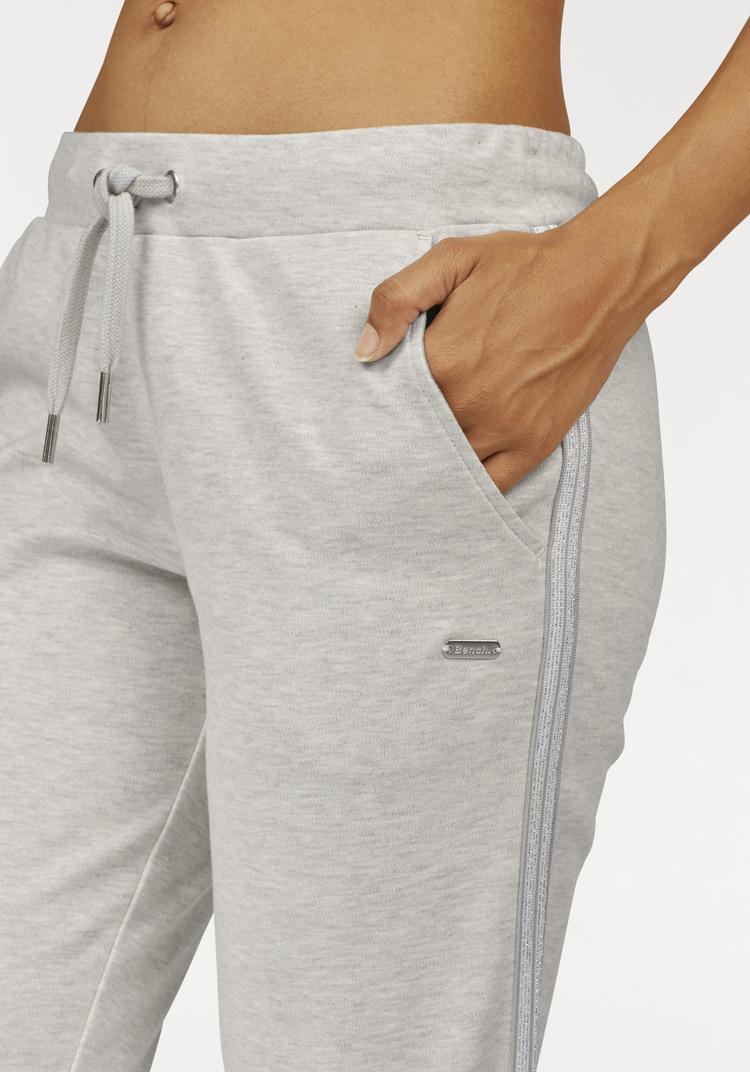 Bench Bench Homewearhose Sweathose Damen - hellgrau - 1 | SportScheck