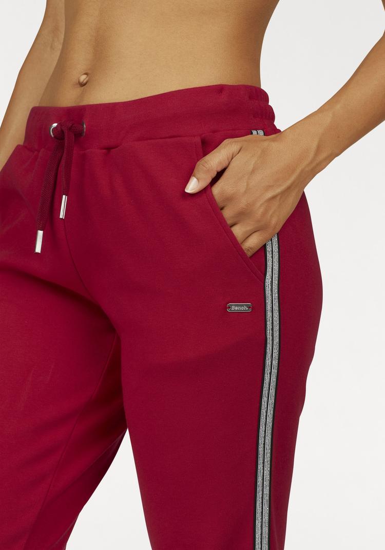 Bench Bench Homewearhose Sweathose Damen - weinrot - 1 | SportScheck