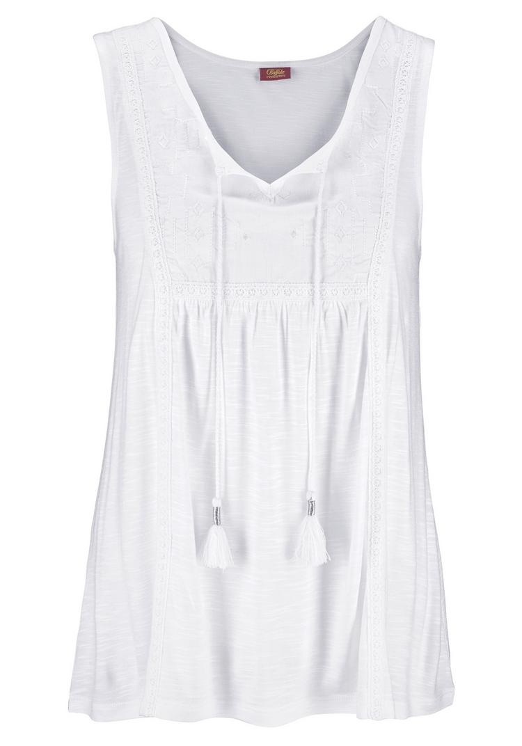 Buffalo Buffalo Tanktop Tanktop Damen - wei&szlig; - 0 | SportScheck