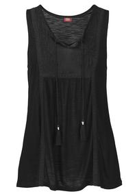 Buffalo Tanktop Tanktop Damen - schwarz