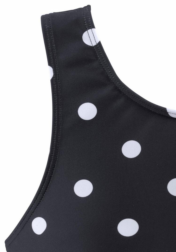 Lascana Lascana Bade-Shirt Funktionsshirt Damen - schwarz-wei&szlig; - 0 | SportScheck