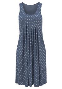 BEACH TIME Strandkleid Tr&auml;gerkleid Damen - blau