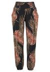 Lascana Strandhose Stoffhose Damen - braun-orange