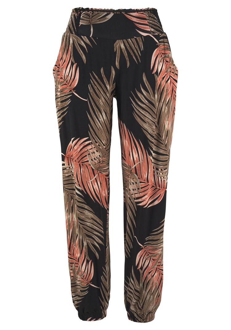 Lascana Lascana Strandhose Stoffhose Damen - braun-orange - 0 | SportScheck