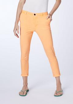 Rückansicht von Chiemsee Chinohose Chinohose Damen Orange Pop