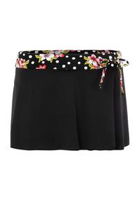 Lascana Bade-Rock Bikini Hose Damen - schwarz-bedruckt