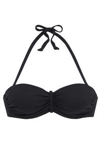 Buffalo B&uuml;gel-Bandeau-Bikini-Top Bikini Oberteil Damen - schwarz
