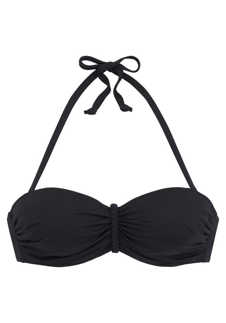 Buffalo Buffalo B&uuml;gel-Bandeau-Bikini-Top Bikini Oberteil Damen - schwarz - 0 | SportScheck
