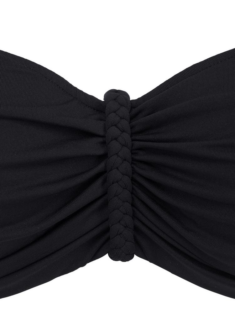 Buffalo Buffalo B&uuml;gel-Bandeau-Bikini-Top Bikini Oberteil Damen - schwarz - 0 | SportScheck