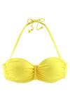 Buffalo B&uuml;gel-Bandeau-Bikini-Top Bikini Oberteil Damen - gelb