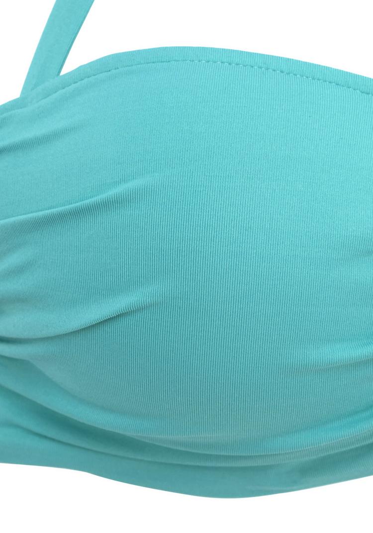 Buffalo Buffalo B&uuml;gel-Bandeau-Bikini-Top Bikini Oberteil Damen - t&uuml;rkis - 1 | SportScheck