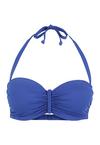 Buffalo B&uuml;gel-Bandeau-Bikini-Top Bikini Oberteil Damen - blau