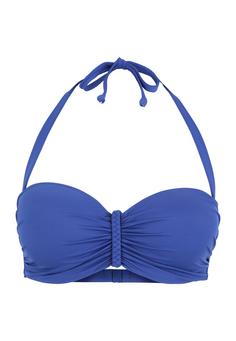 Buffalo Bügel-Bandeau-Bikini-Top Bikini Oberteil Damen blau