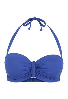 Buffalo B&uuml;gel-Bandeau-Bikini-Top Bikini Oberteil Damen blau