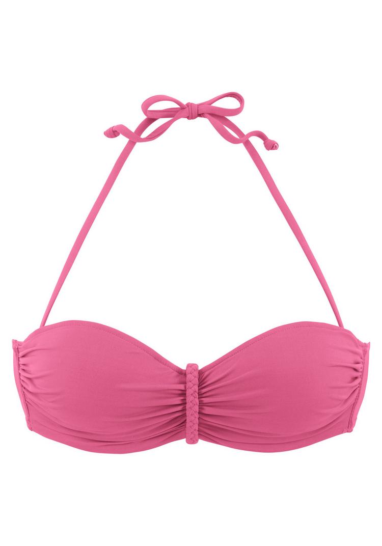 Buffalo Buffalo B&uuml;gel-Bandeau-Bikini-Top Bikini Oberteil Damen - rosa - 0 | SportScheck