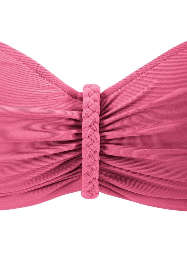 Buffalo Buffalo B&uuml;gel-Bandeau-Bikini-Top Bikini Oberteil Damen - rosa - 0 | SportScheck