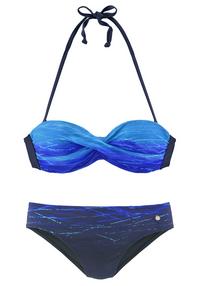 Lascana B&uuml;gel-Bandeau-Bikini Bikini Set Damen - blau