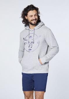 Rückansicht von Chiemsee Hoodie Sweatshirt Herren Neutr, Gray