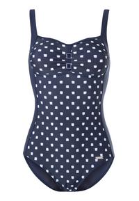 Lascana Badeanzug Badeanzug Damen - marine-wei&szlig;