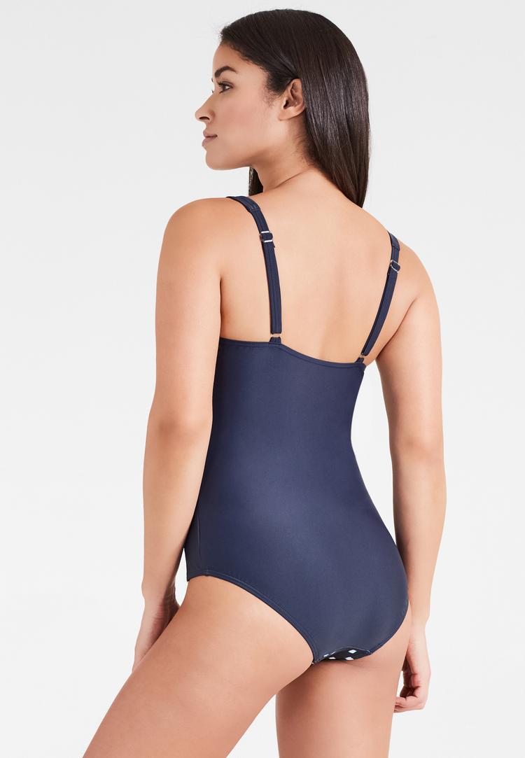 Lascana Lascana Badeanzug Badeanzug Damen - marine-wei&szlig; - 0 | SportScheck