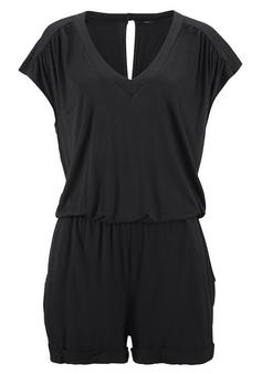 Lascana Kurzoverall Jumpsuit Damen schwarz