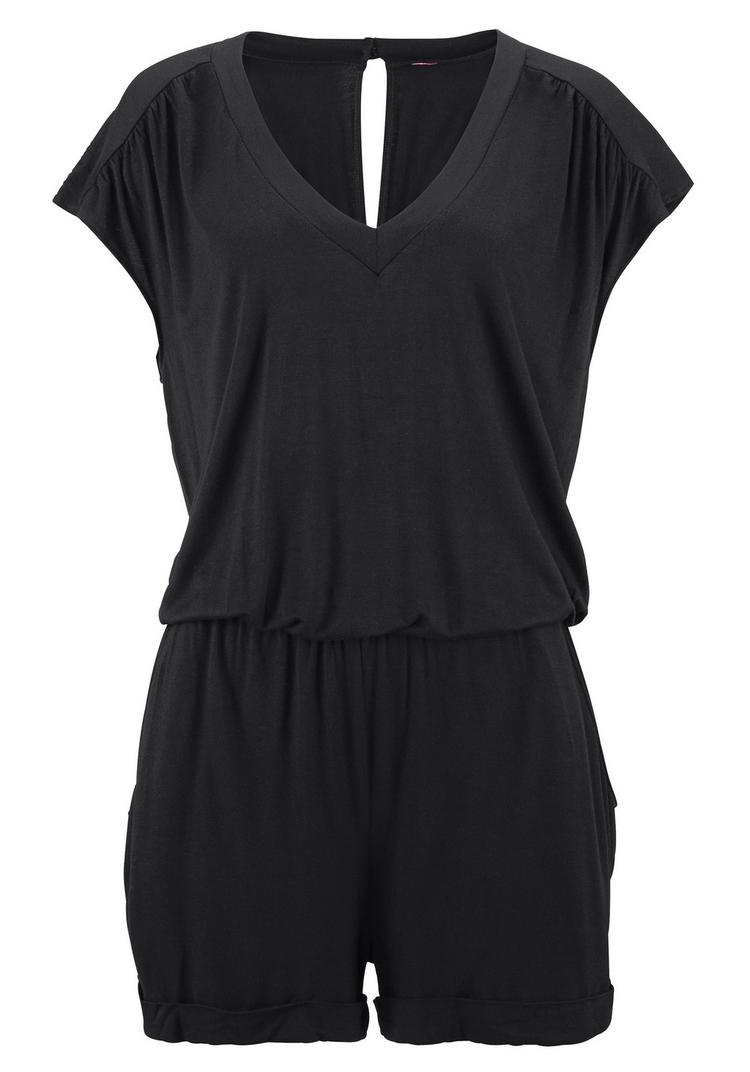Lascana Lascana Kurzoverall Jumpsuit Damen - schwarz - 0 | SportScheck