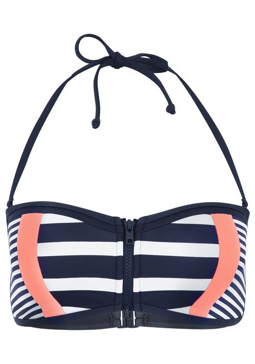 KangaROOS Bandeau-Bikini-Top Bikini Oberteil Damen