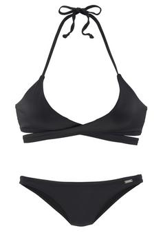 Bench Triangel-Bikini Bikini Set Damen schwarz
