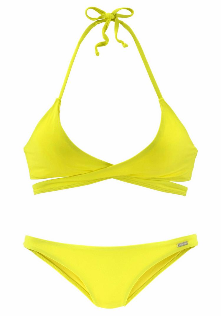 Bench Bench Triangel-Bikini Bikini Set Damen - gelb - 2 | SportScheck