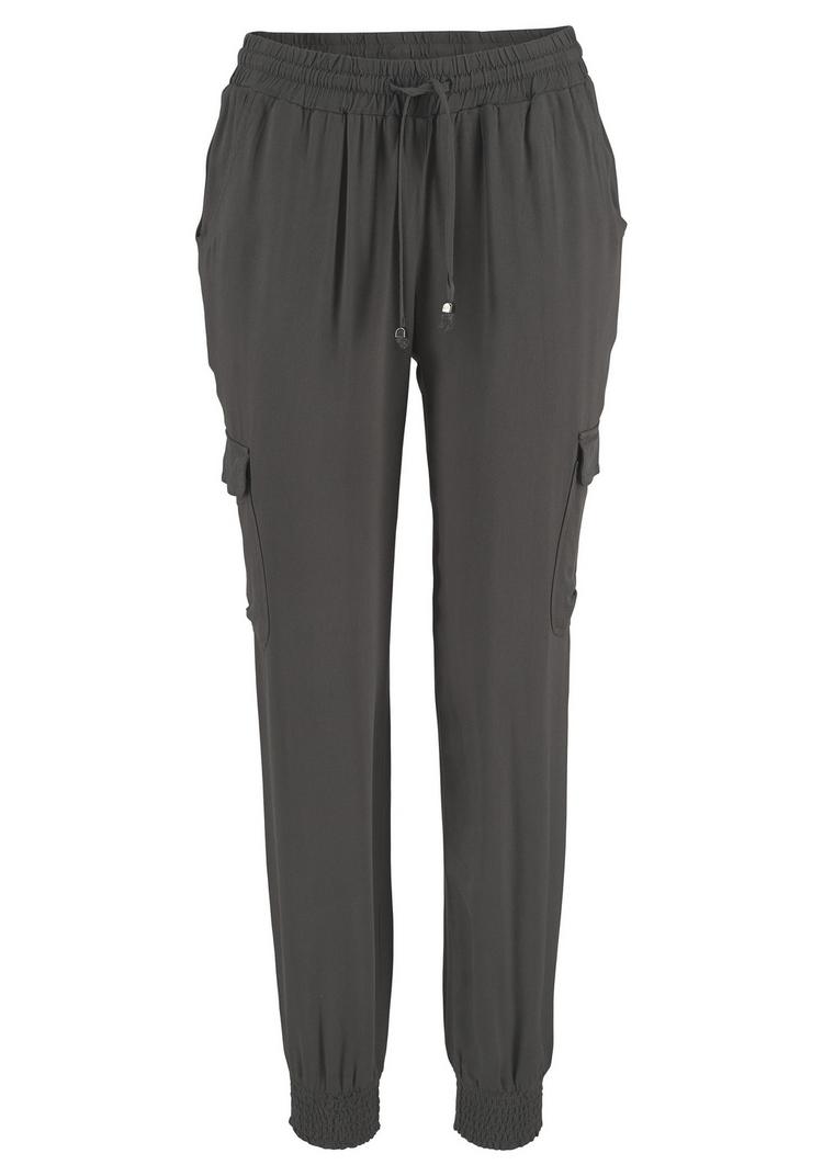 Lascana Lascana Schlupfhose Stoffhose Damen - khaki - 0 | SportScheck