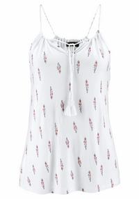 Lascana Strandtop T-Shirt Damen - creme