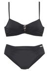 Lascana B&uuml;gel-Bikini Bikini Set Damen - schwarz