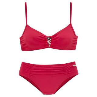 Lascana Bügel-Bikini Bikini Set Damen rot