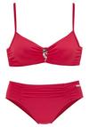 Lascana B&uuml;gel-Bikini Bikini Set Damen - rot