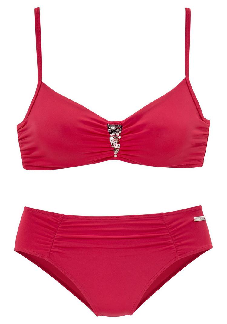 Lascana Lascana B&uuml;gel-Bikini Bikini Set Damen - rot - 0 | SportScheck