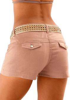 Rückansicht von Lascana Shorts Shorts Damen altrosa