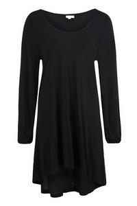 Lascana Longshirt Longshirt Damen - schwarz