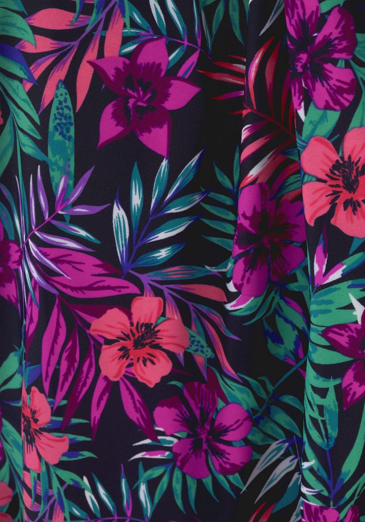 VENICE BEACH VENICE BEACH Oversize-Tankini-Top Bikini Oberteil Damen - marine bedruckt - 5 | SportScheck